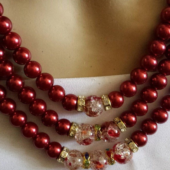 Triple Strand Necklace - Picture 5 of 8